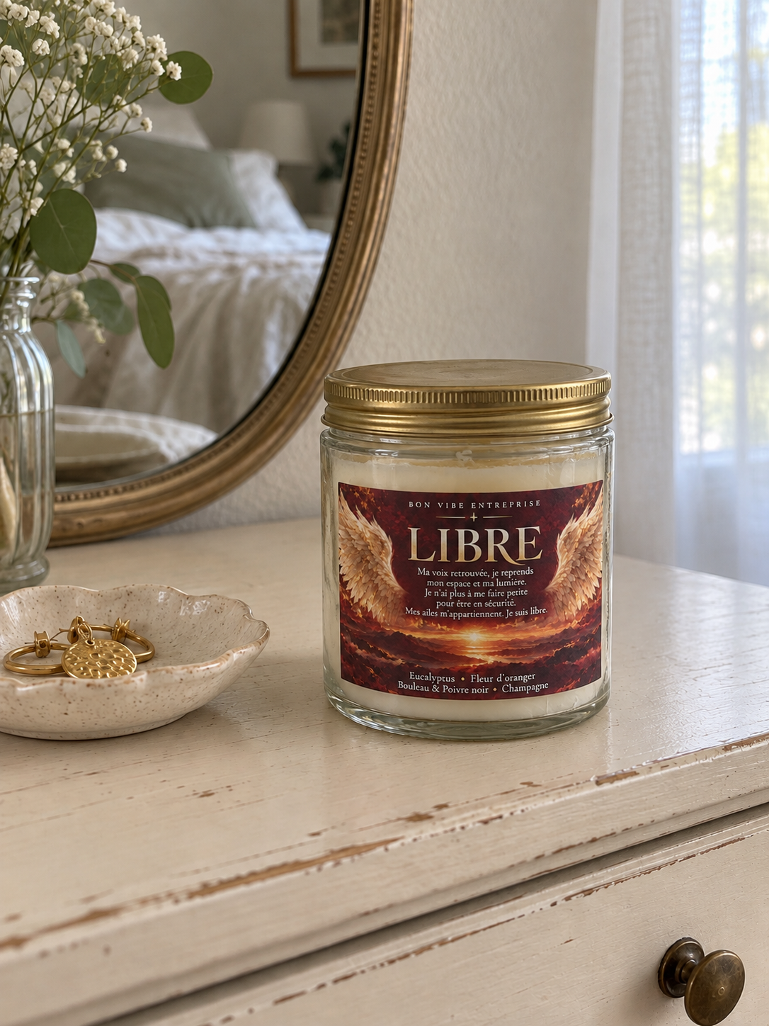 LIBRE | Bougie d'intention | Précommande